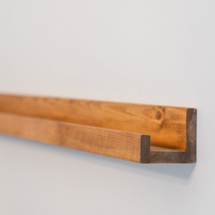 Aberto Design Estantería Decorativa de Pared de Madera de 120 cm